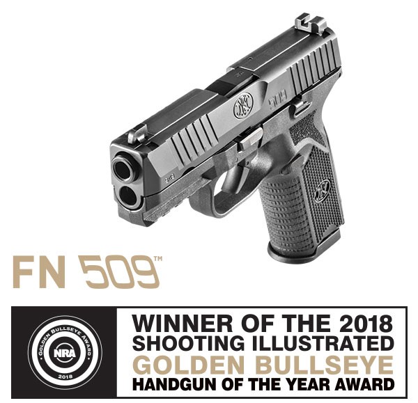 The FN 509 Wins Shooting Illustrated's Golden Bullseye Handgun of the Year